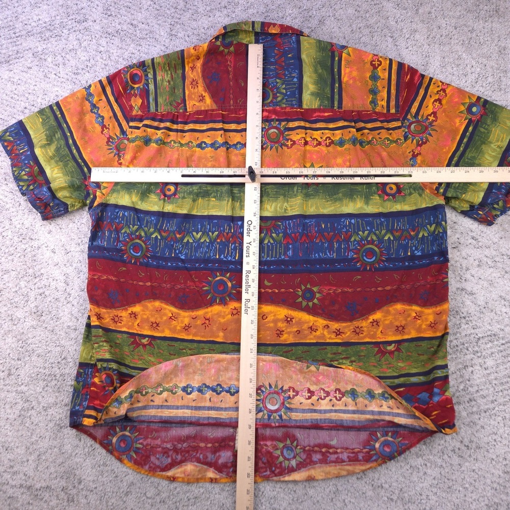 The Territory Ahead Shirt Mens XXL Geometric Southwestern Colorful Button GUC - Picture 5 of 7